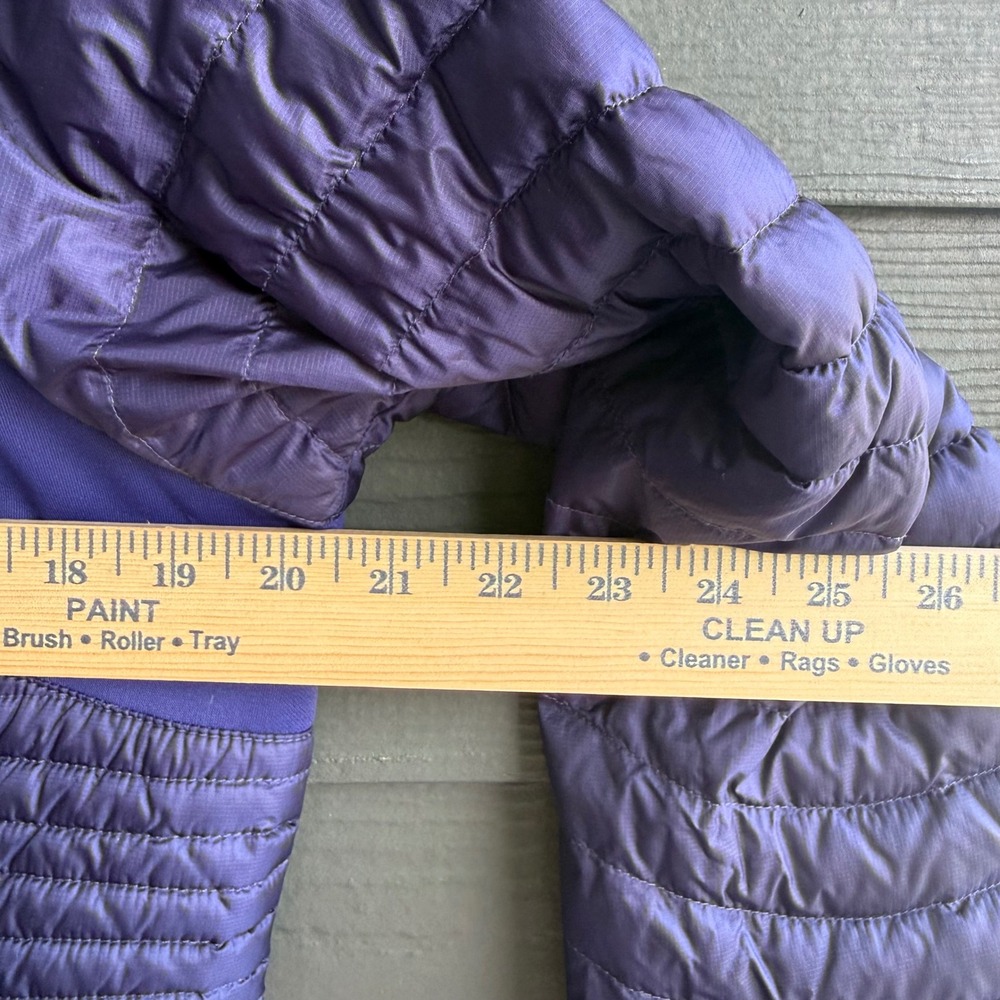 Eddie Bauer First Ascent Womens Large Purple Puffer Hooded Down Jacket 33225108 - Picture 9 of 12